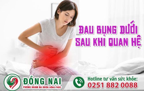 Sau quan hệ bị đau bụng dưới phải làm sao?