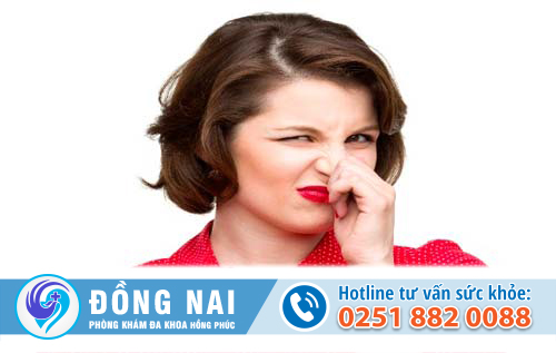 Huyết trắng có mùi hôi, mùi chua
