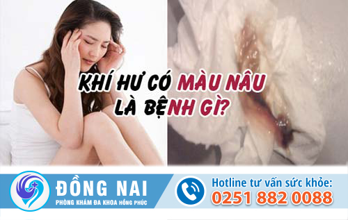 Khí hư có màu nâu là bệnh gì?